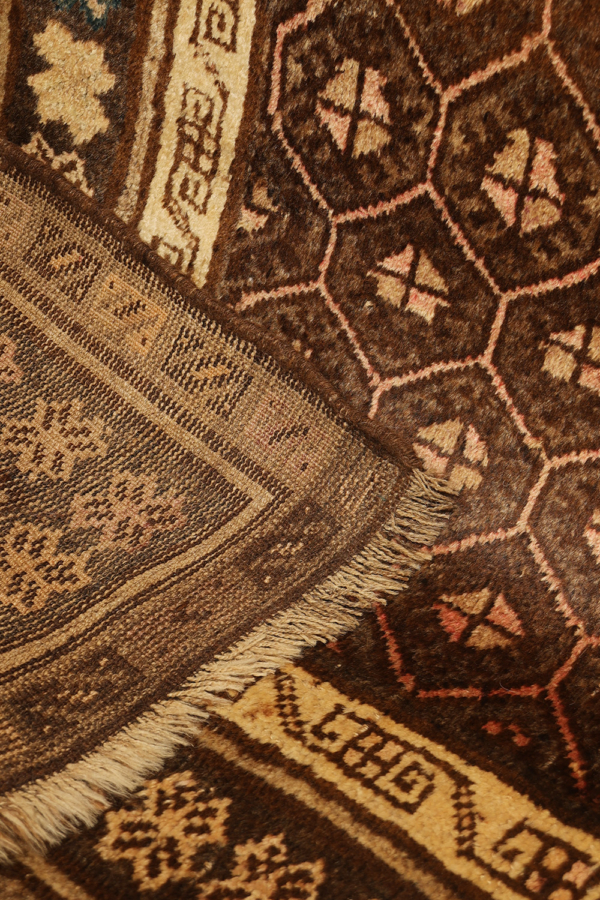 Semi-antique Kohistan Baluch rug from Afghanistan. 253x145 cms - Image 9