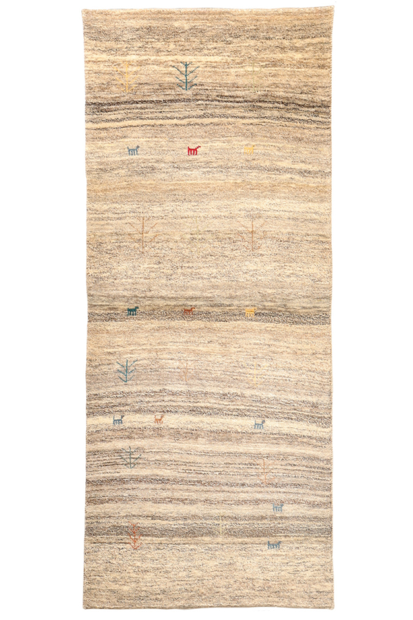 Qashqai gabbeh from Iran. 180x74 cms - Image 2