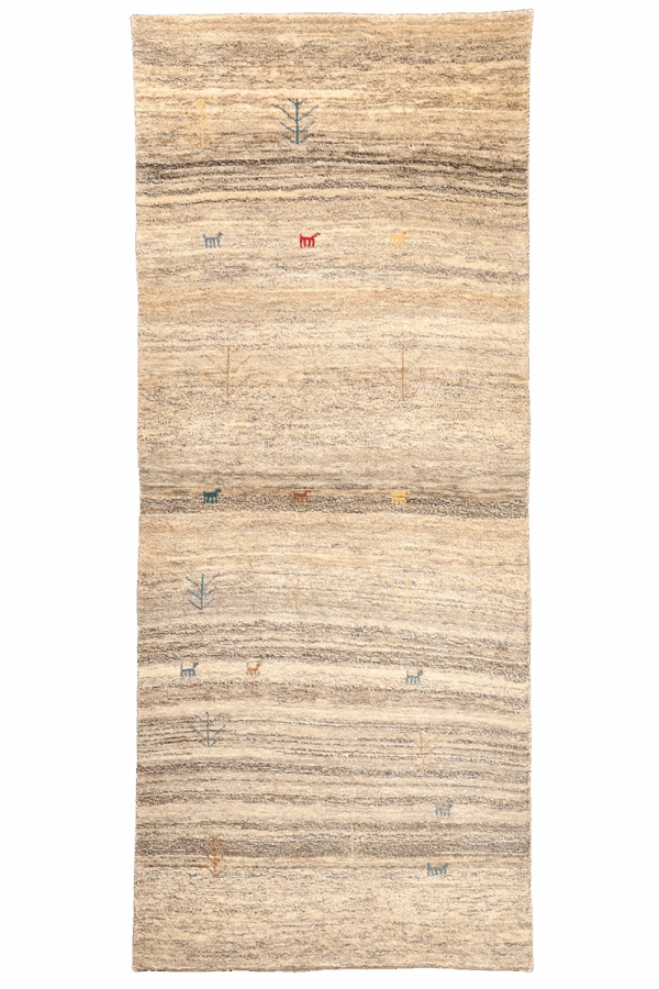 Qashqai gabbeh from Iran. 180x74 cms - Image 8