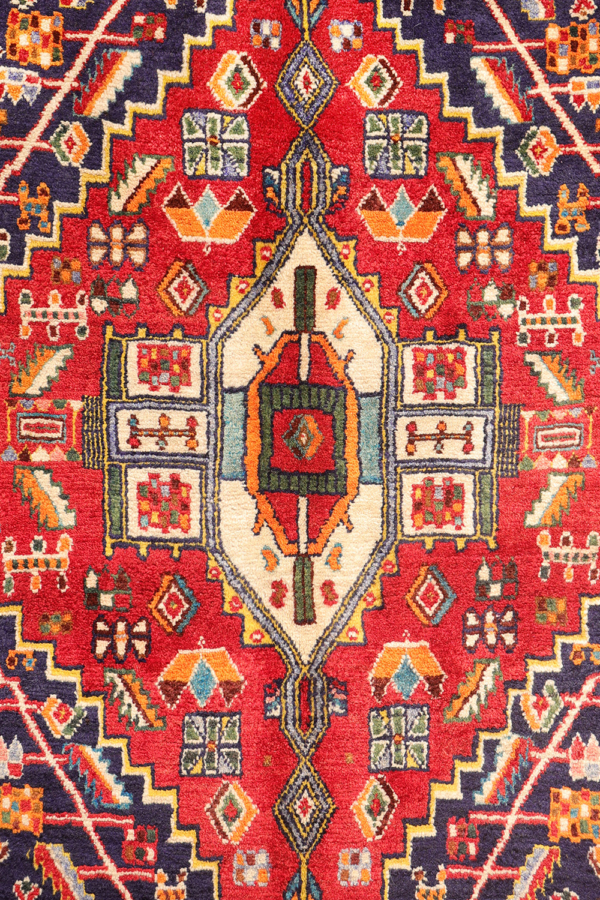 Alfombra vintage Qashqai, Irán. 268x161 cms - Imagen 4