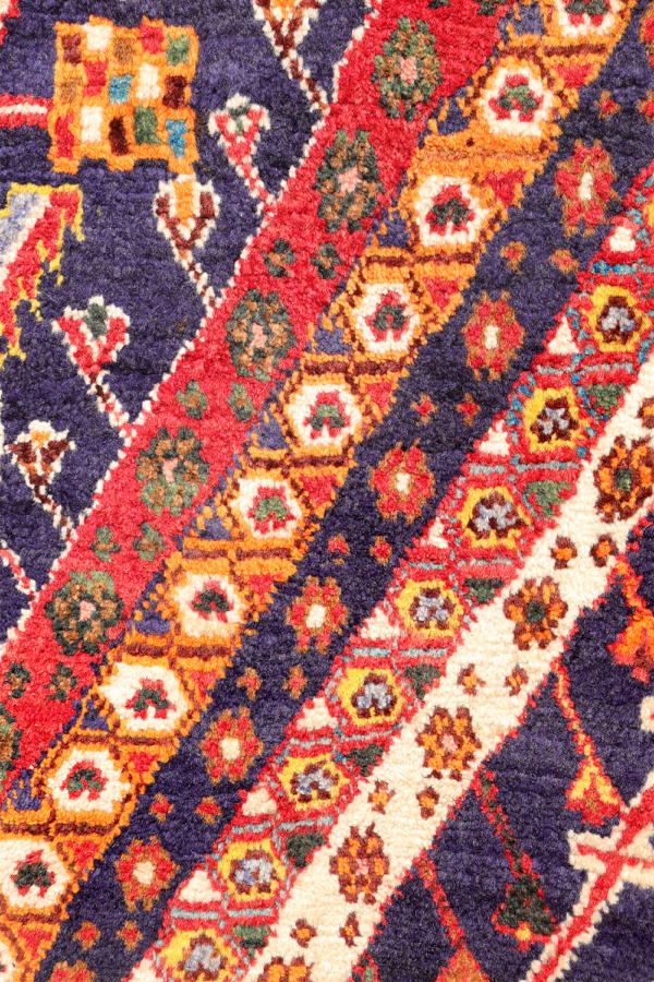 Alfombra vintage Qashqai, Irán. 268x161 cms - Imagen 8