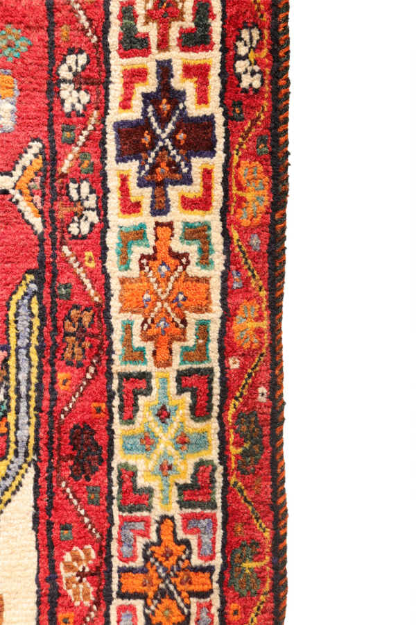 Alfombra vintage Qashqai, Irán. 268x161 cms - Imagen 9