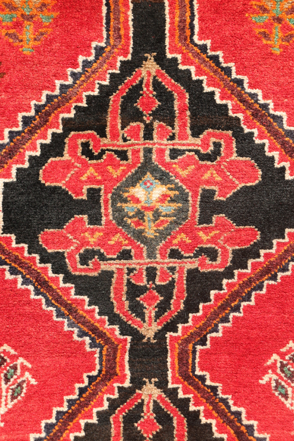 Alfombra pasillera de Shiraz, Irán. 257x87 cms - Imagen 4