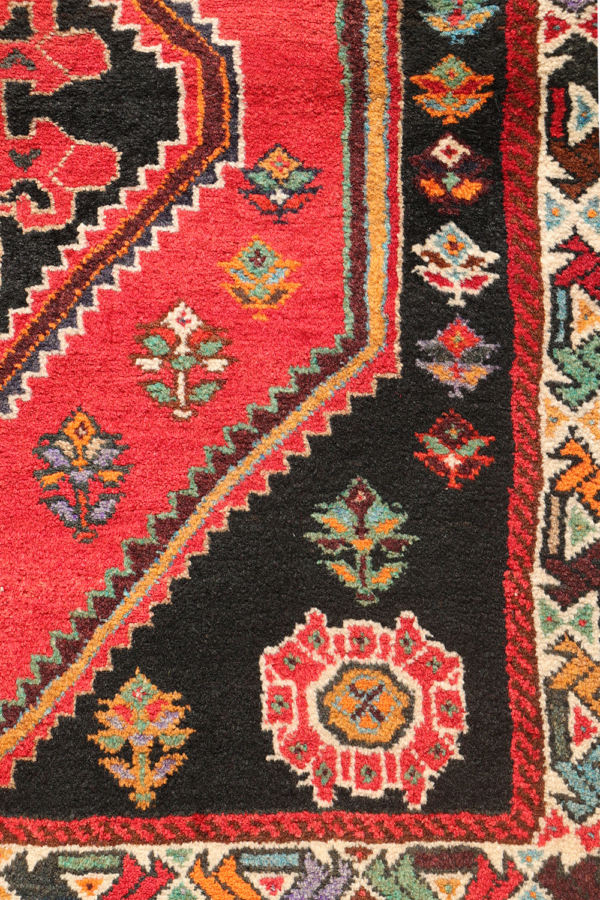 Alfombra pasillera de Shiraz, Irán. 257x87 cms - Imagen 5