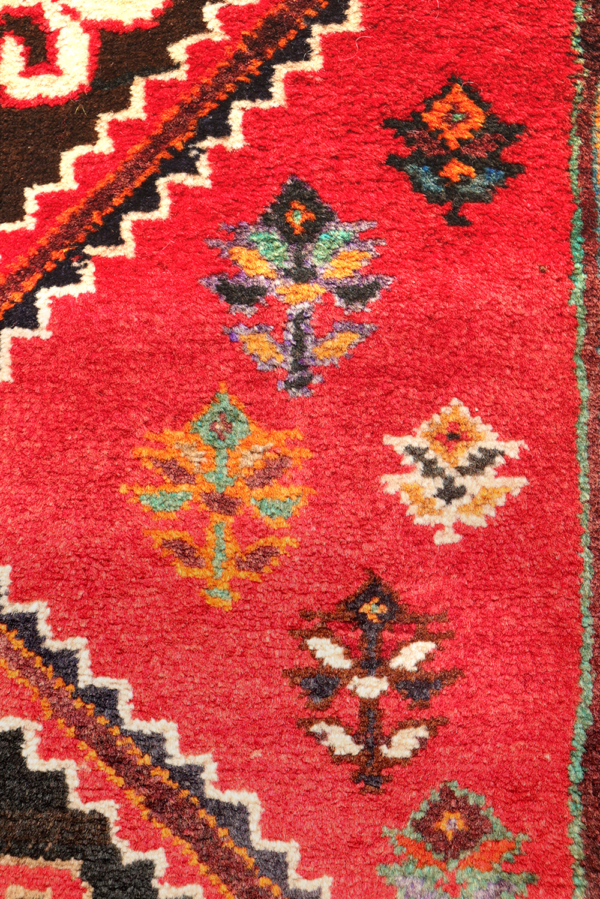 Alfombra pasillera de Shiraz, Irán. 257x87 cms - Imagen 6