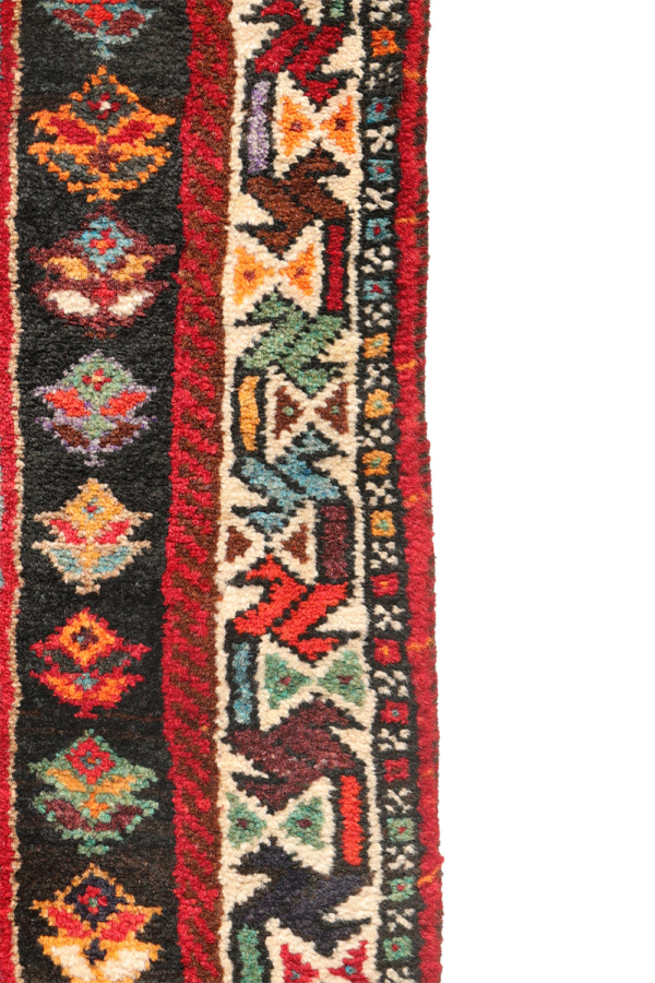 Alfombra pasillera de Shiraz, Irán. 257x87 cms - Imagen 7