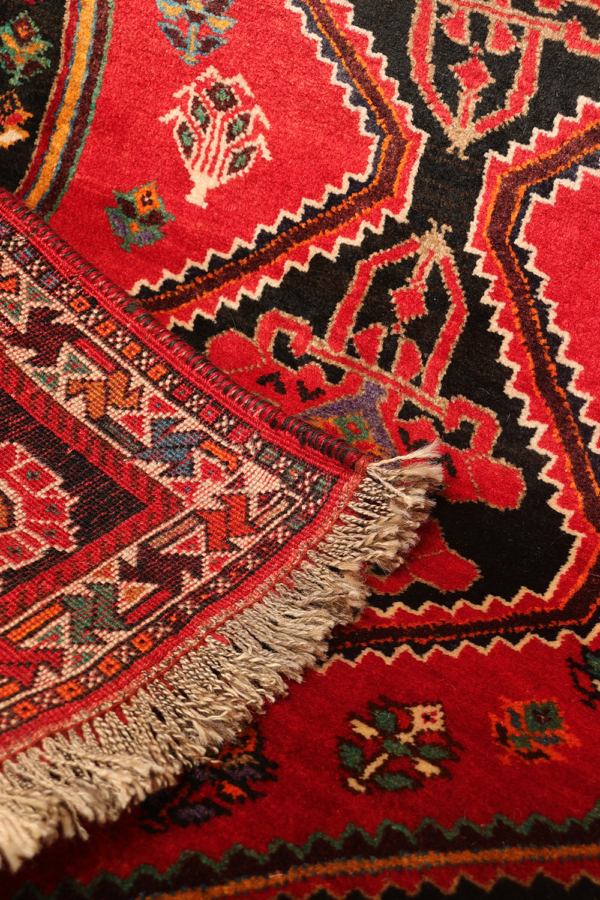 Alfombra pasillera de Shiraz, Irán. 257x87 cms - Imagen 8