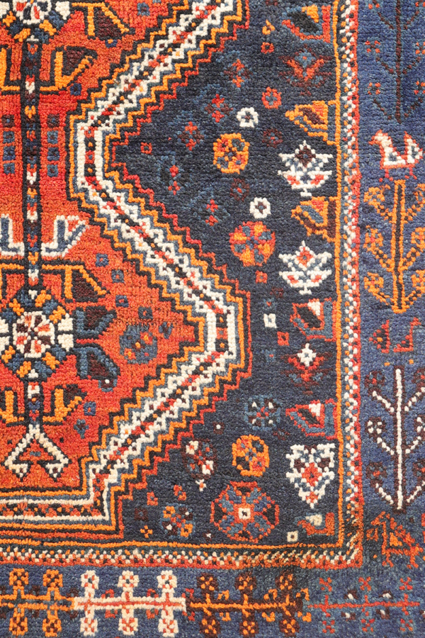 Antique Qashqai runner from Iran. 253x82 cms - Image 5