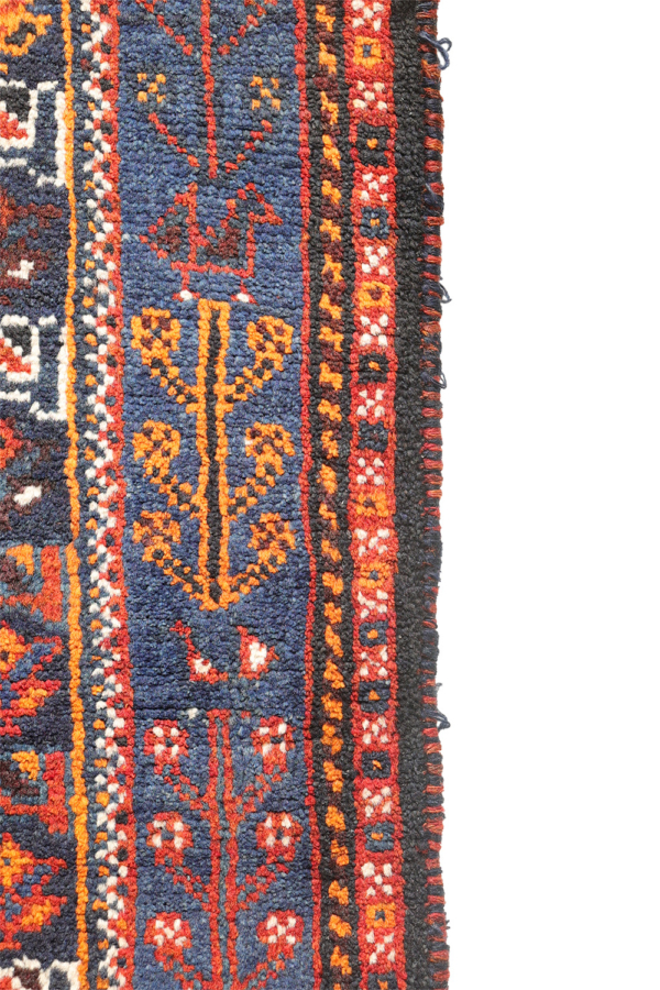 Antique Qashqai runner from Iran. 253x82 cms - Image 6