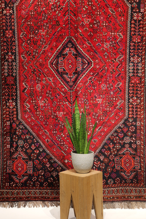 Vintage Qashqai rug from Iran. 268x173 cms - Image 2