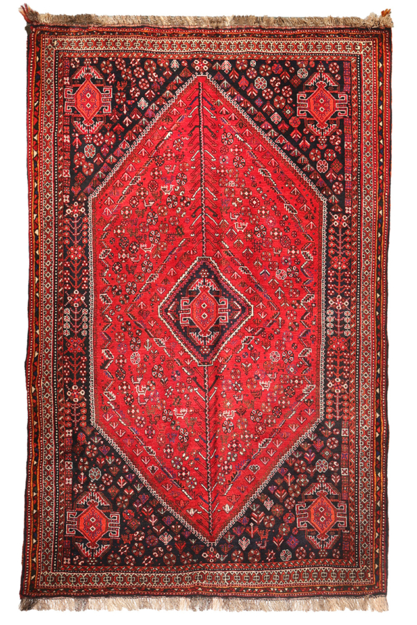 Vintage Qashqai rug from Iran. 268x173 cms - Image 3