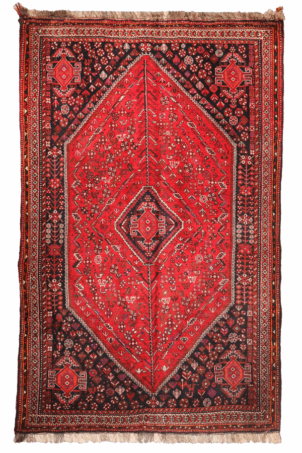 Vintage Qashqai rug from Iran. 268x173 cms - Image 10