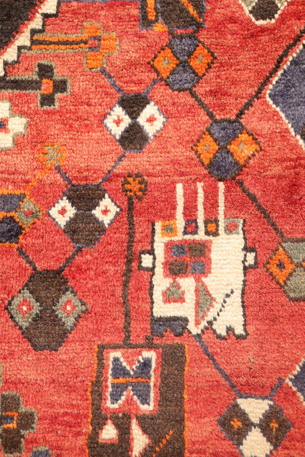Semi-antique Luri or Lori rug from Iran. 240x154 cms - Image 7