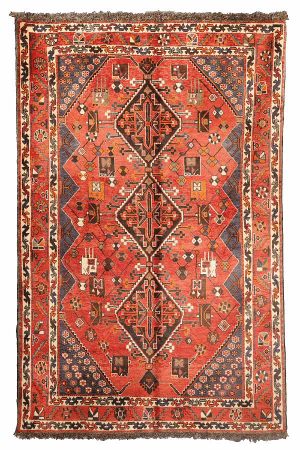 Semi-antique Luri or Lori rug from Iran. 240x154 cms - Image 9