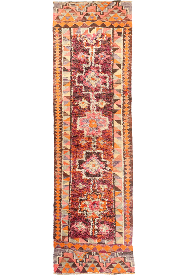 Alfombra pasillera Herki, Irak. 276x82 cms - Imagen 2