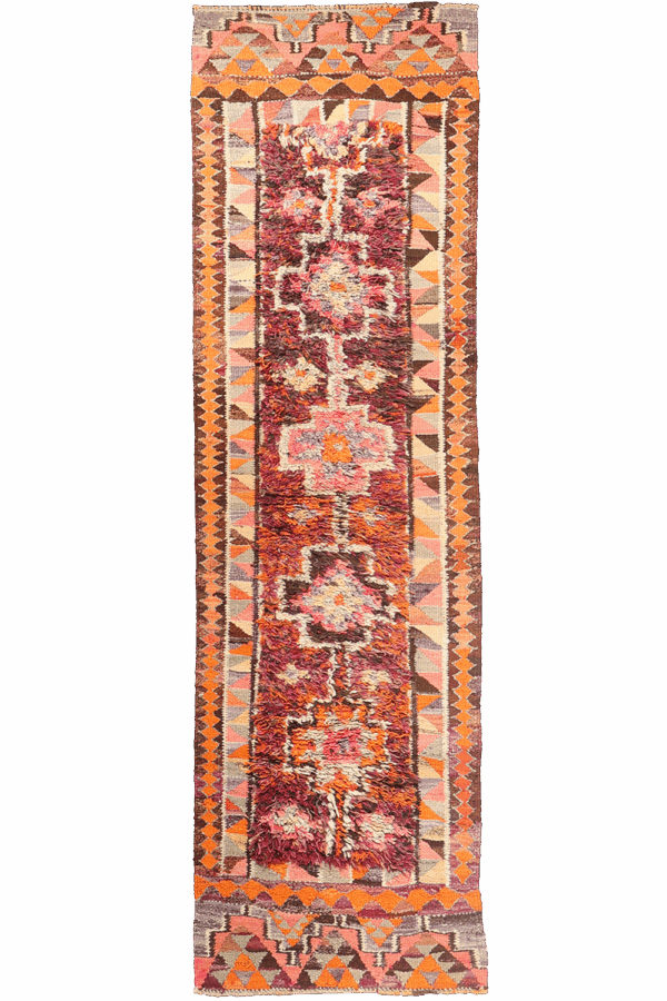Alfombra pasillera Herki, Irak. 276x82 cms - Imagen 9