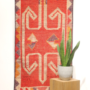 Alfombra pasillera Herki, Irak. 278x83 cms