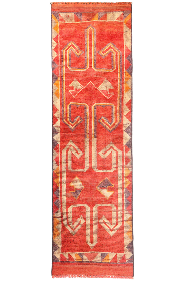 Vintage Herki runner from Iraq. 278x83 cms - Image 2