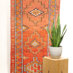 Vintage Kurdish Herki runner, Iraq. 347x83 cms
