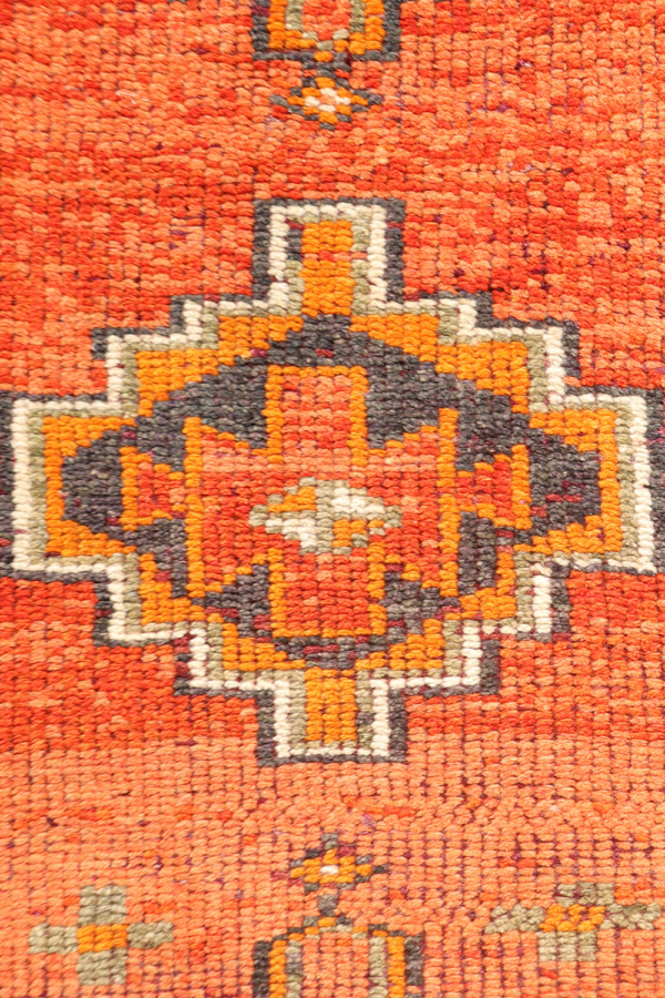 Alfombra pasillera vintage kurda Herki, Irak. 347x83 cms - Imagen 5