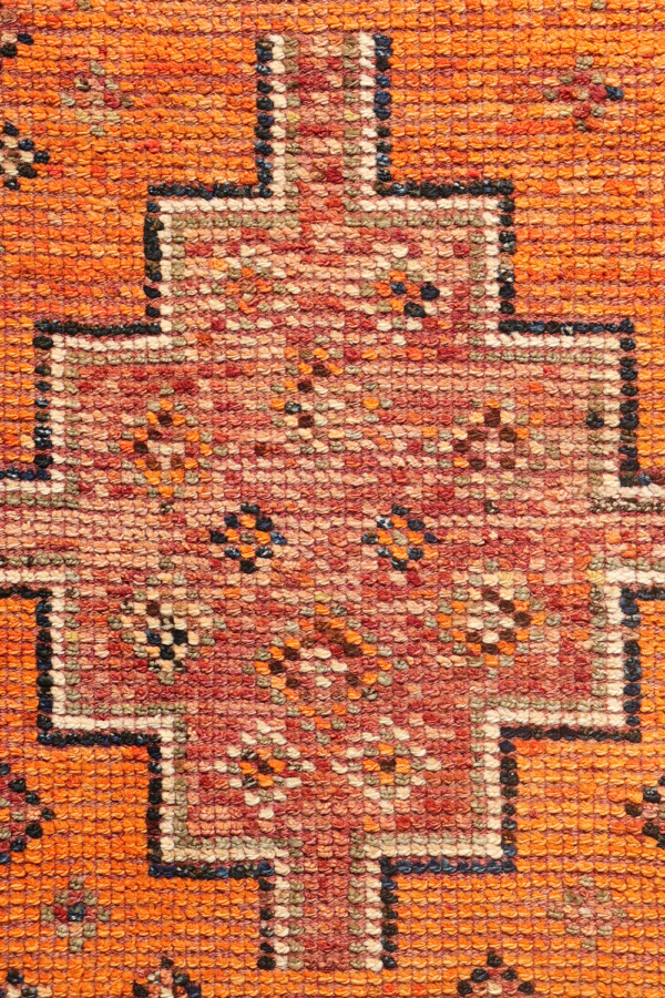 Alfombra pasillera Herki vintage, Irak. 289x76 cms - Imagen 5