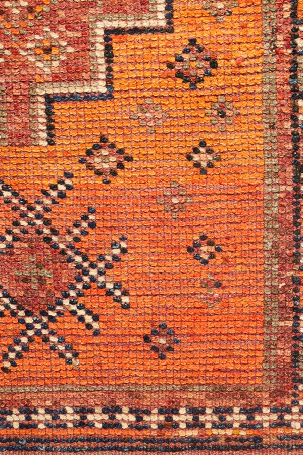 Alfombra pasillera Herki vintage, Irak. 289x76 cms - Imagen 6