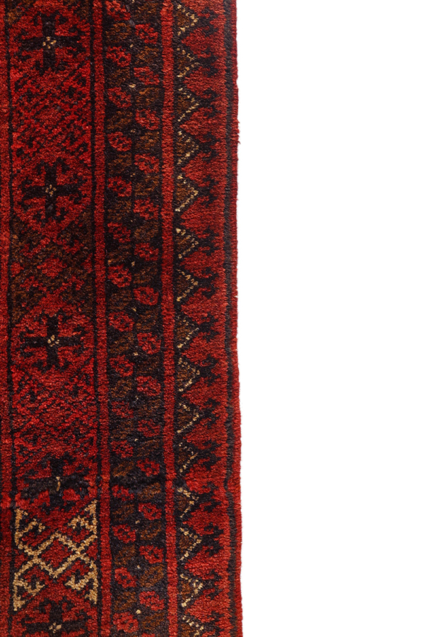 Alfombra pasillera vintage turkomana. 277x85 cms - Imagen 6