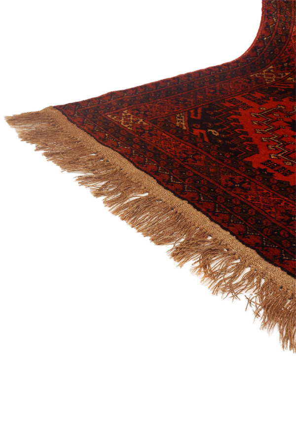 Alfombra pasillera vintage turkomana. 277x85 cms - Imagen 7