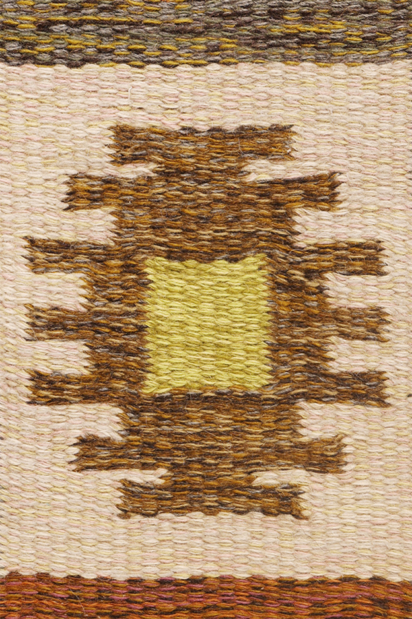 Vintage Ingered Silow flatweave or röllakan, Sweden. 233x163 cms - Image 4