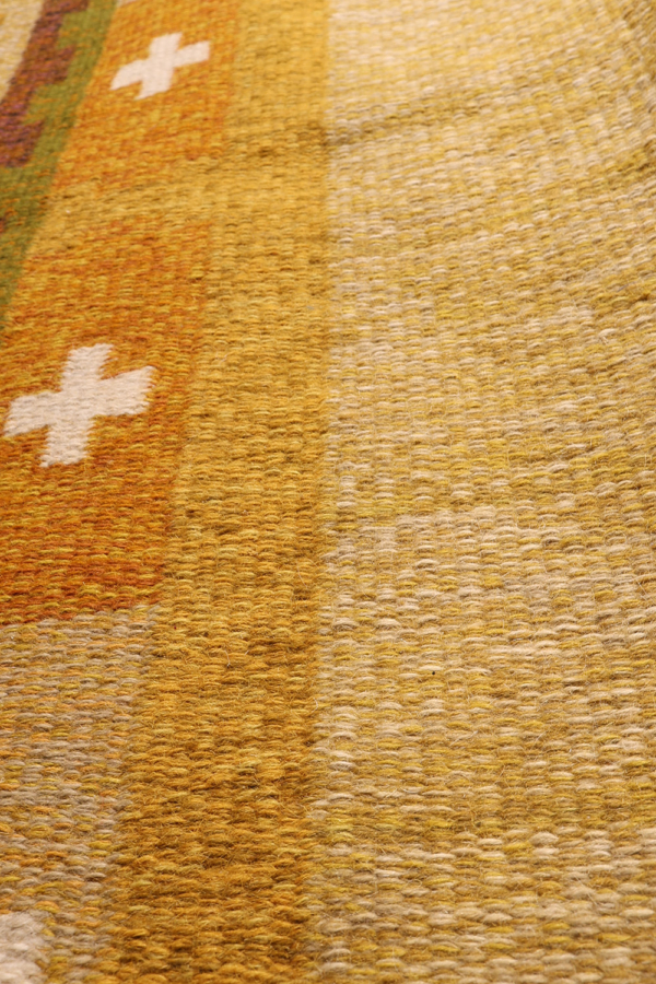 Vintage Ingered Silow flatweave or röllakan, Sweden. 233x163 cms - Image 5