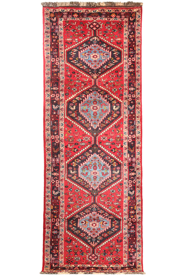 Vintage Shiraz runner from Iran. 288x106 cms - Image 2