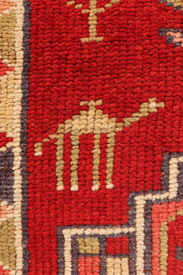 Alfombra de pasillo vintage kurda Herki, Irak. 408x80 cms - Imagen 6