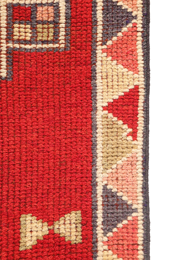 Alfombra de pasillo vintage kurda Herki, Irak. 408x80 cms - Imagen 8