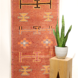 Alfombra pasillera Herki kurda, Irak. 294x81 cms