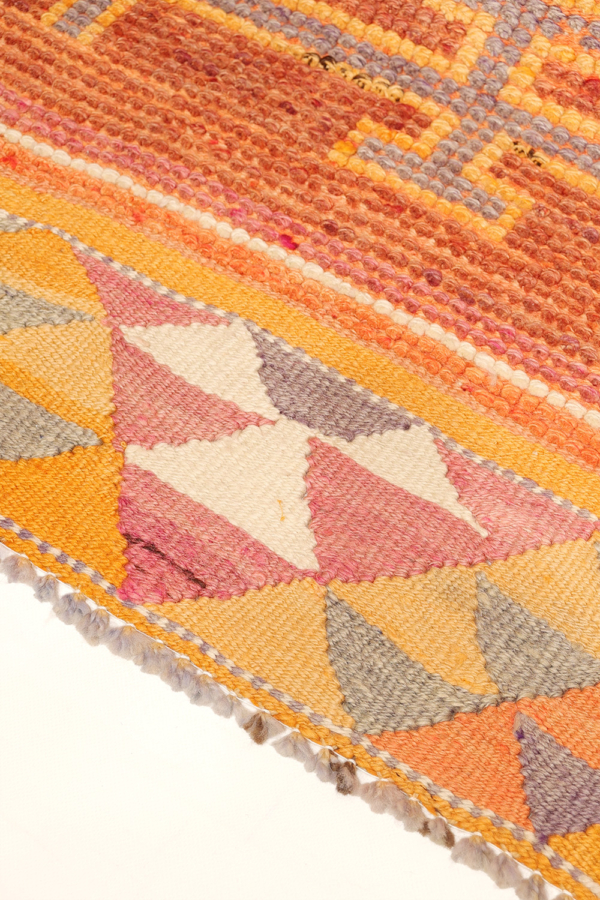 Vintage Herki Kurdish runner from Iraq. 294x81 cms - Image 9