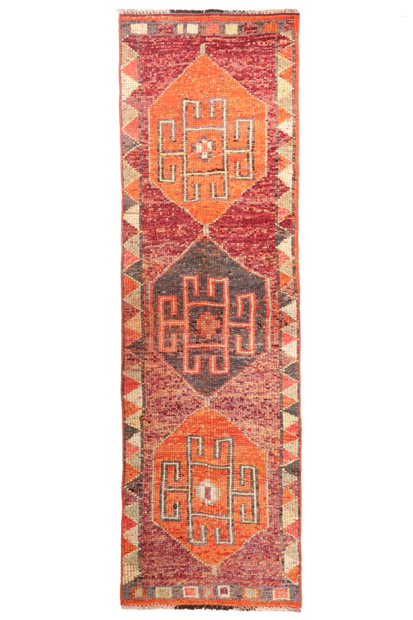 Vintage Kurdish Herki runner from Iraq. 265x80 cms - Image 2