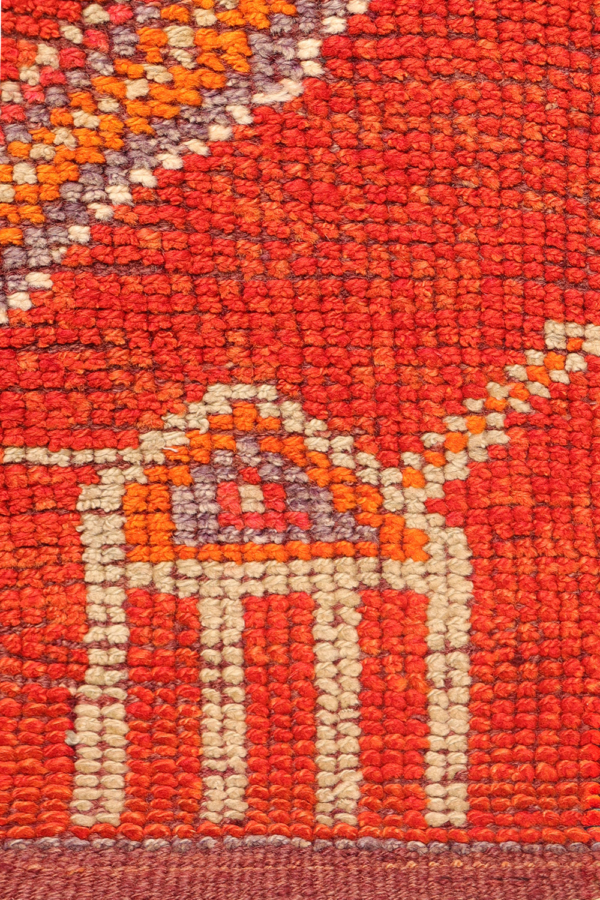 Alfombra de pasillo Herki kurda, Irak. 306x85 cms - Imagen 6