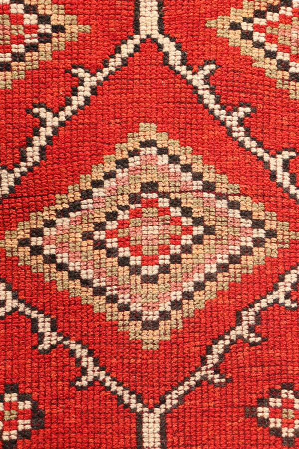 Alfombra de pasillo Herki kurda, Irak. 423x81 cms - Imagen 4