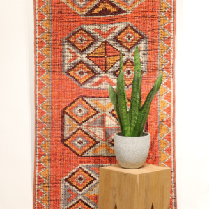 Alfombra de pasillo Herki kurda, Irak. 330x85 cms