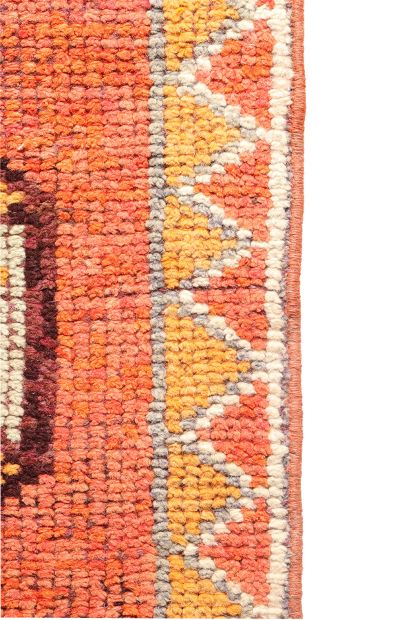 Vintage Herki Kurdish runner from Iraq. 330x85 cms - Image 7