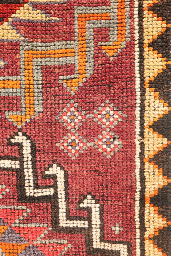 Alfombra pasillera vintage Herki kurda, Irak. 434x82 cms - Imagen 4