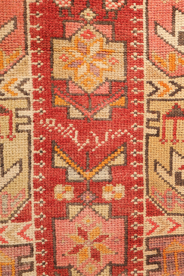 Alfombra pasillera vintage Herki kurda, Irak. 385x73 (81) cms - Imagen 4