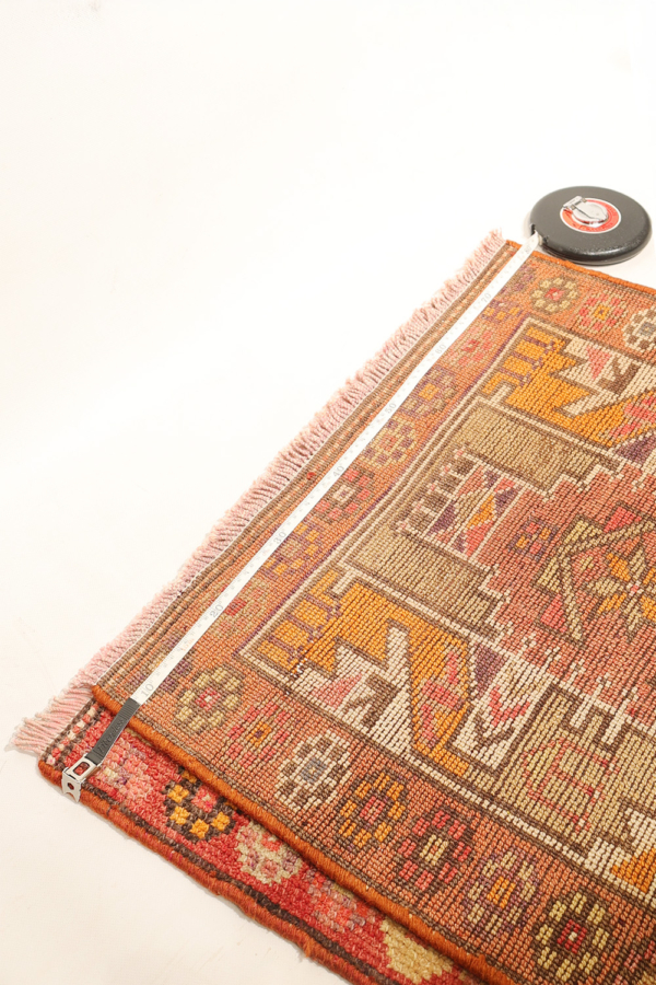 Alfombra pasillera vintage Herki kurda, Irak. 385x73 (81) cms - Imagen 10