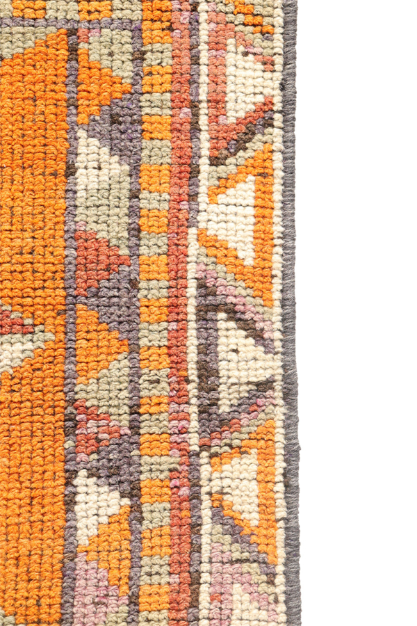 Alfombra pasillera Herki kurda, Irak. 392x73 cms - Imagen 8