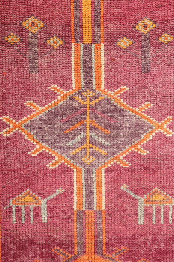 Alfombra pasillera vintage Herki Kurda, Irak. 322x91 cms - Imagen 4