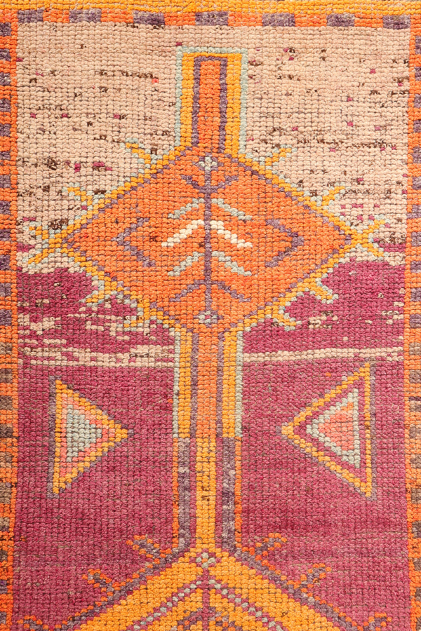 Alfombra pasillera vintage Herki Kurda, Irak. 322x91 cms - Imagen 5
