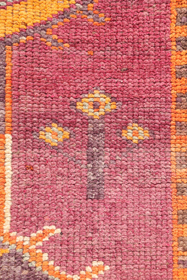Alfombra pasillera vintage Herki Kurda, Irak. 322x91 cms - Imagen 7