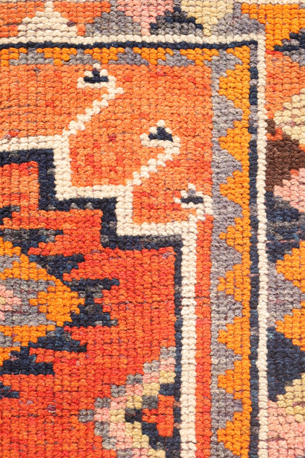 Alfombra de pasillo Herki kurda, Irak. 366x84 cms - Imagen 6