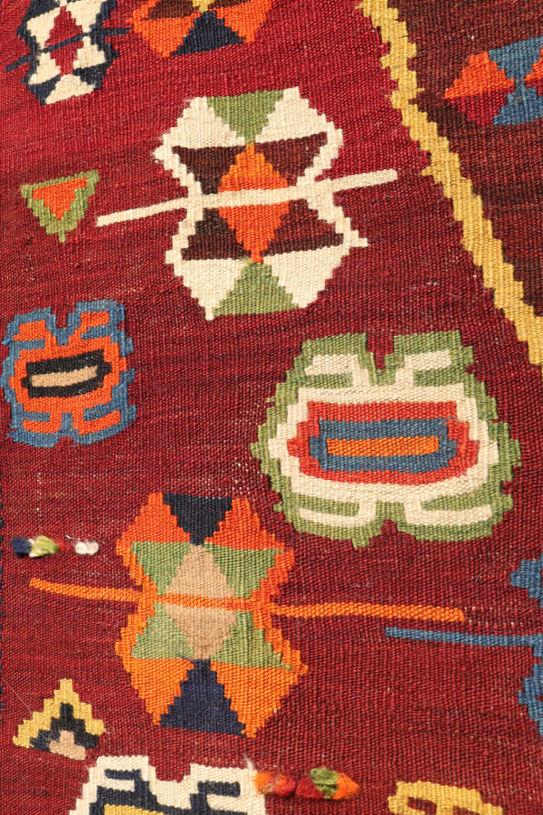 Antique Qashqai kilim from Iran. 293x162 cms - Image 5