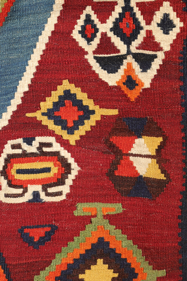Antique Qashqai kilim from Iran. 293x162 cms - Image 7